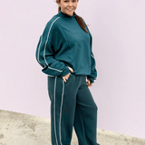 Piper Scuba Mock Neck Sweatshirt - Pep & Punch