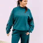 Piper Scuba Mock Neck Sweatshirt - Pep & Punch