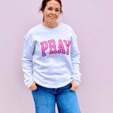 Pray Foil Graphic Sweatshirt - Pep & Punch
