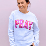 Pray Foil Graphic Sweatshirt - Pep & Punch