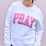 Pray Foil Graphic Sweatshirt - Pep & Punch