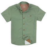 Properly Tied | Boys Sportsman Field Shirt Moss - Pep & Punch
