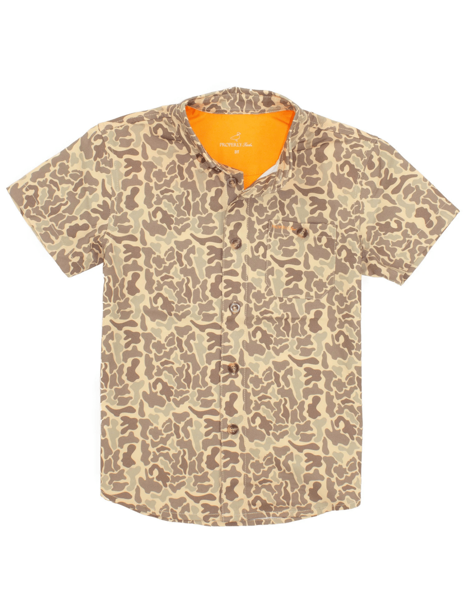 Properly Tied | Boys Sportsman Field Shirt Vintage Camo - Pep & Punch