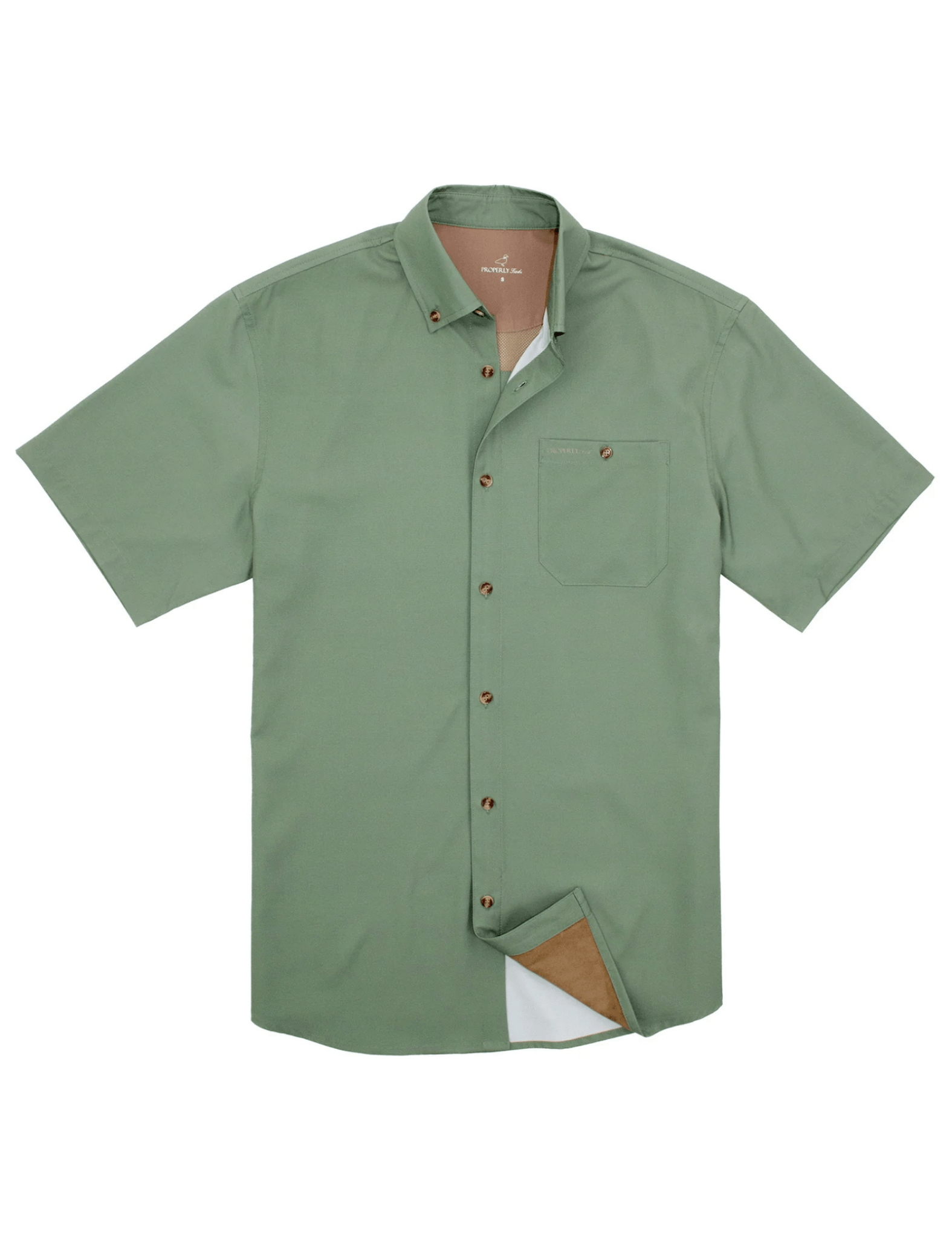 Properly Tied | Sportsman Field Shirt Moss - Pep & Punch