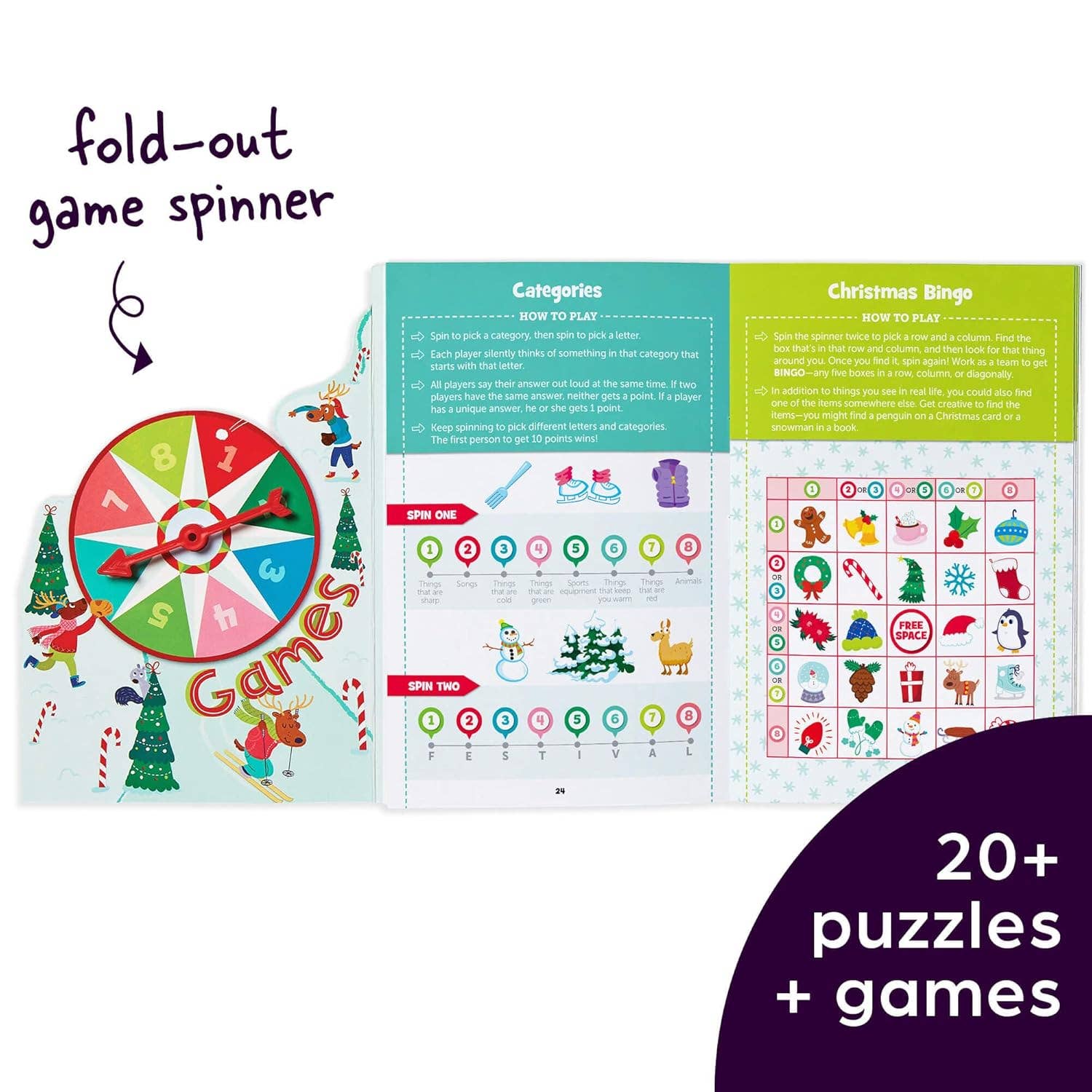 Reindeer Games Activity Book - Pep & Punch