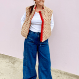 Retro Wide Leg Drawstring Denim - Pep & Punch