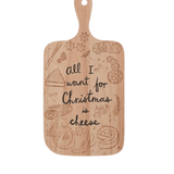 Rubberwood Cheese Cutting Board - Pep & Punch