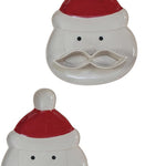 Santa Platter with Mustache Dish Set - Pep & Punch