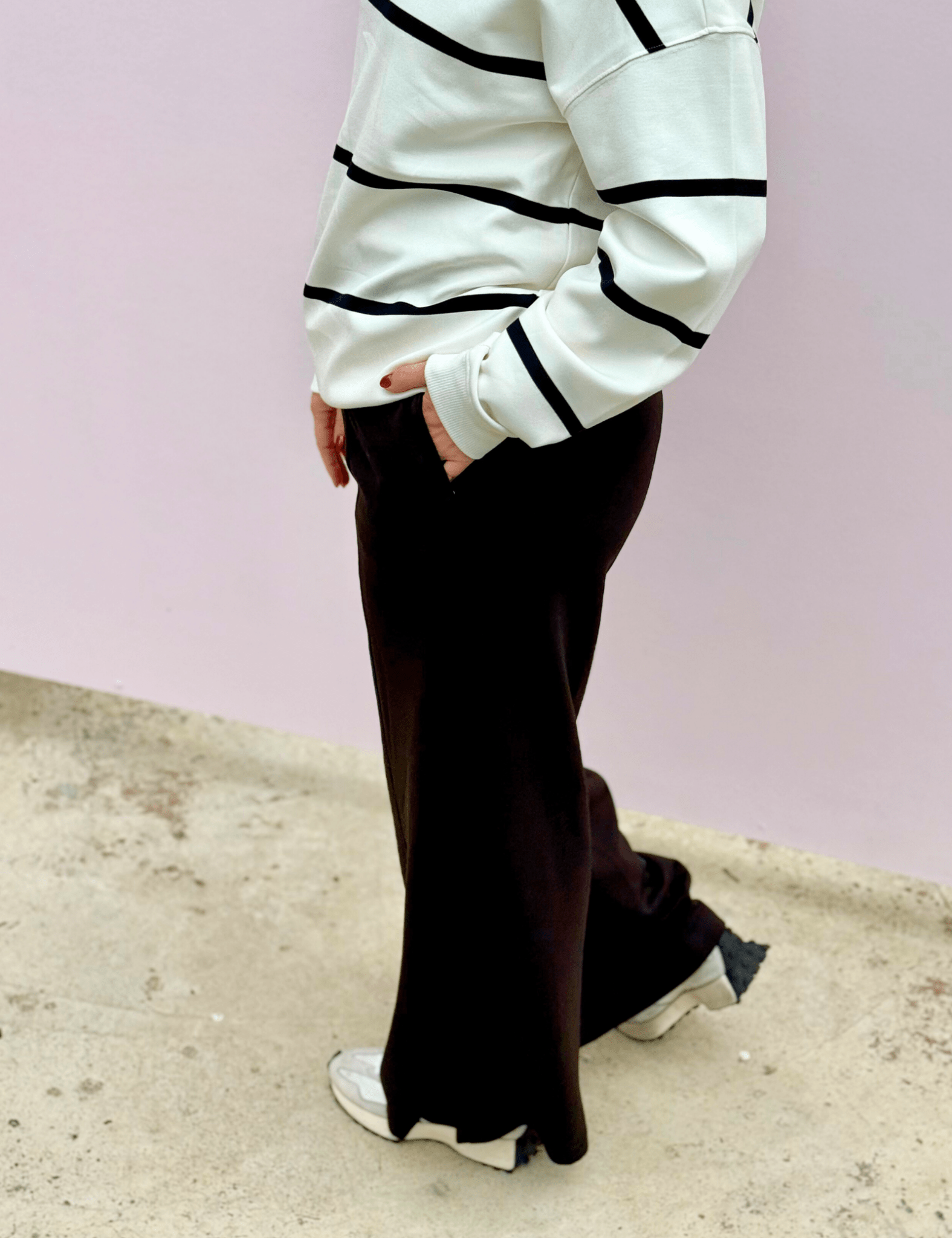 Suzie Scuba Wide Leg Pants - Pep & Punch