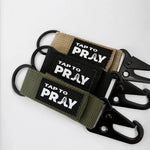 Tap to Pray | Tactical Carabiner Keychain - Pep & Punch