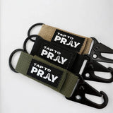 Tap to Pray | Tactical Carabiner Keychain - Pep & Punch
