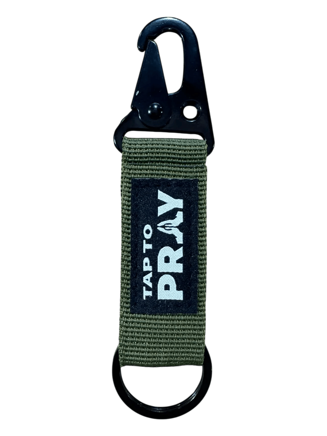 Tap to Pray | Tactical Carabiner Keychain - Pep & Punch