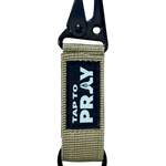 Tap to Pray | Tactical Carabiner Keychain - Pep & Punch