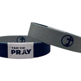 Tap to Pray | Wristband Navy & Grey - Pep & Punch
