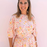 Tara Floral Dolman Sleeve Top - Pep & Punch