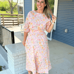 Tara Floral Dolman Sleeve Top - Pep & Punch