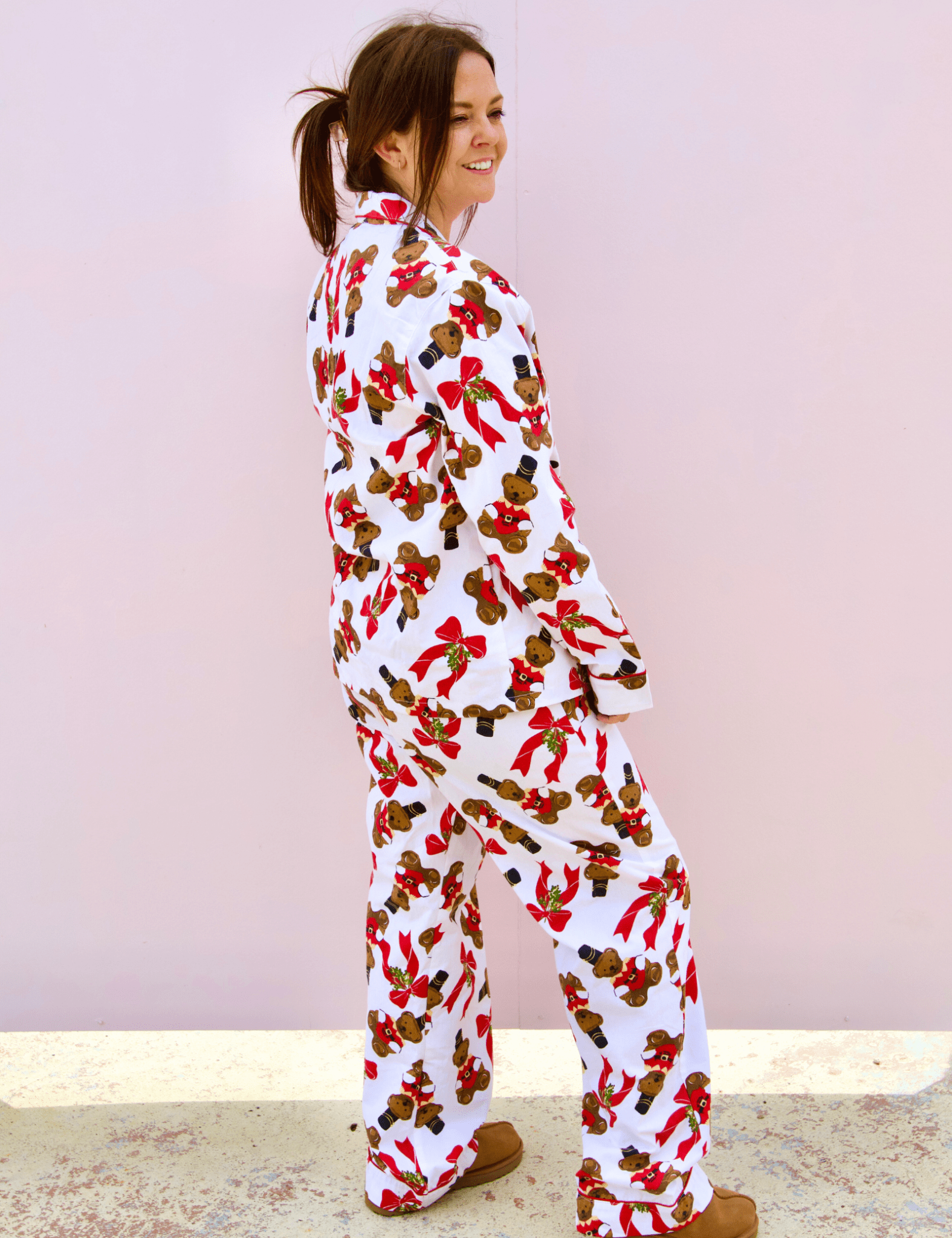 Teddies Flannel Pj Set - Pep & Punch