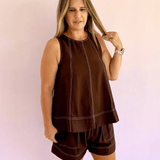 Trish Tailored Top - Pep & Punch