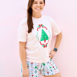 Waltz Tree Christmas T-shirt - Pep & Punch