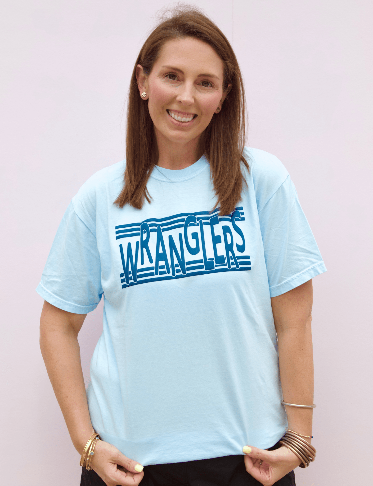 Wranglers Tee | Navy Puff - Pep & Punch