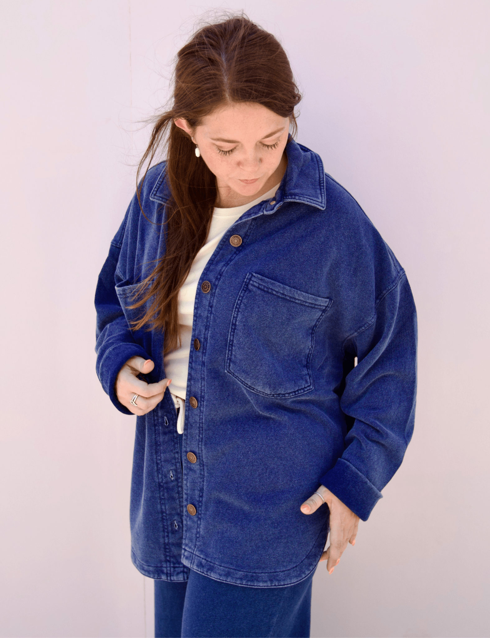 Z Supply | All Day Knit Denim Jacket - Pep & Punch