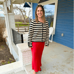 Z Supply Europa Poly Sheen Skirt - Pep & Punch