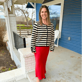 Z Supply Europa Poly Sheen Skirt - Pep & Punch