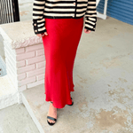 Z Supply Europa Poly Sheen Skirt - Pep & Punch